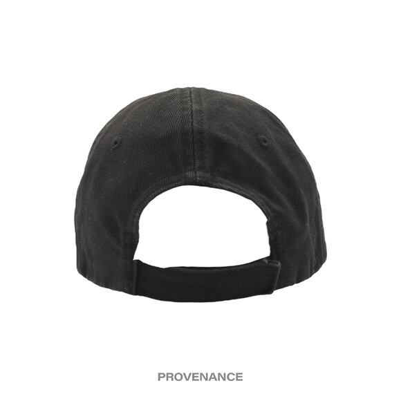 🔴 Balenciaga Embroidered Rainbow Logo Cap - Washed Black - Picture 2 of 10